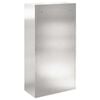 vidaXL Parcel Drop Box Silver 44 x 22 x 82 cm Stainless Steel