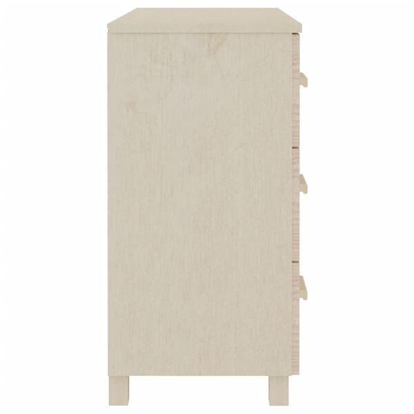 vidaXL Sideboard HAMAR Honey Brown 90x40x80 cm Solid Pinewood
