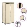 vidaXL Wardrobes 2 pcs Cream 75x50x160 cm