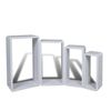 vidaXL Wall Cube Shelves 8 pcs White