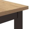 vidaXL Table Artisan Oak 100 x 50 x 76.5 cm Engineered Wood and Steel