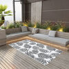 vidaXL Outdoor Carpet ARAKIL White and Black 160x230 cm PP