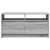 vidaXL Coffee Table with LED Lights Grey Sonoma Engineered Wood