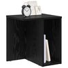 vidaXL End Table Black Oak 37 x 32 x 40 cm Engineered Wood
