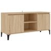 vidaXL TV Cabinet | Sonoma oak | Engineered wood | Standard | TV Cabinet