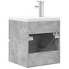 vidaXL 2 Piece Bathroom Furniture Set Concrete Grey Engineered Wood