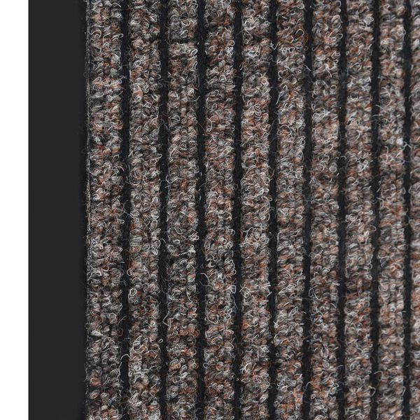 vidaXL Doormat Striped Beige 40x60 cm