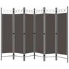 vidaXL 6-Panel Room Divider Anthracite 240x180 cm