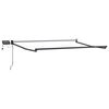 vidaXL Manual Retractable Awning with LEDs 2.5 x 2 m