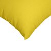 vidaXL Sofa Pillows 2 pcs Light Yellow 70 x 50 cm Fabric