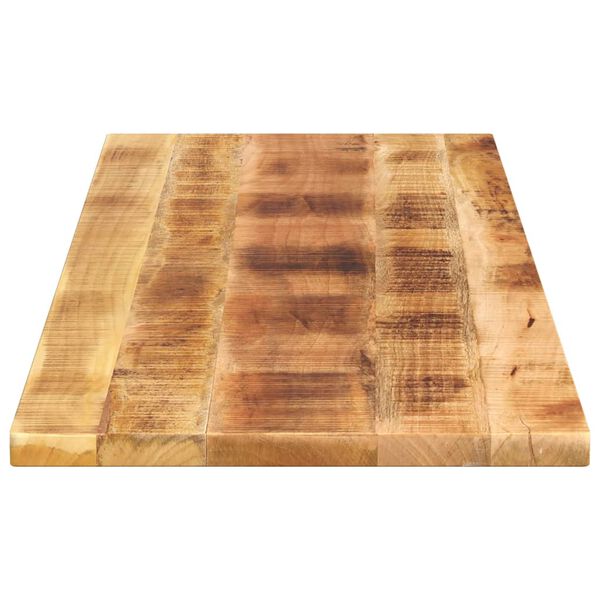 vidaXL Table Top 140x60x2.5 cm Rectangular Solid Wood Rough Mango
