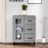 vidaXL Sideboard Grey Sonoma 69.5x34x90 cm Engineered Wood