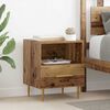 vidaXL Bedside Table Brown 40 x 35 x 47.5 cm Engineered Wood