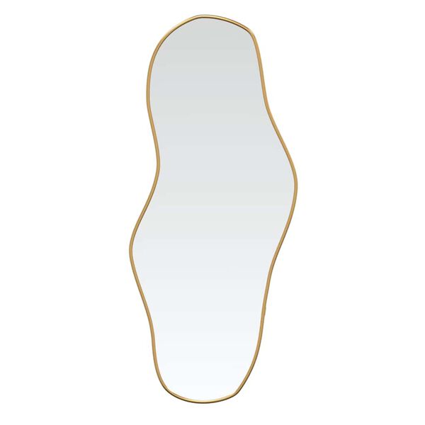 vidaXL Wall Mirror Gold 80x35 cm