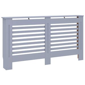 vidaXL Radiator Cover Anthracite 152x19x81,5 cm MDF