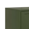vidaXL TV Cabinet Olive Green 68x39x60.5 cm Steel