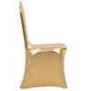 vidaXL 6 pcs Chair Covers Stretch Gold