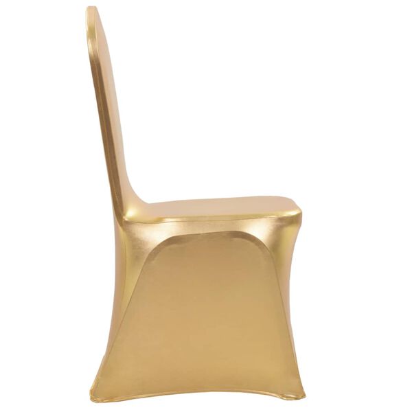 vidaXL 6 pcs Chair Covers Stretch Gold