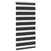 vidaXL Zebra blind 40.9x100 cm Fabric Width 36.7 cm black