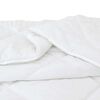vidaXL Duvet with Pillow 3 pcs White Microfibre
