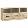 vidaXL TV Cabinet Sonoma Oak 102 x 34.5 x 47 cm Engineered Wood
