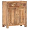 vidaXL Sideboard 65x30x75 cm Solid Rough Mango Wood
