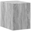 vidaXL Slim Storage Cabinet Grey Sonoma 30x42.5x225 cm Engineered Wood