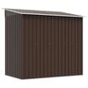 vidaXL Garden Storage Shed Brown 194x121x181 cm Steel