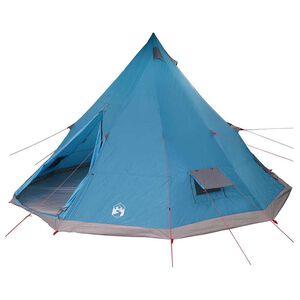 vidaXL Tipi Tent with Roof Blue 560 x 560 x 300 cm Taffeta