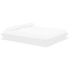 vidaXL Bed Frame without Mattress White Solid Wood 160x200 cm