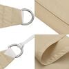 vidaXL Sunshade Sail Oxford Fabric Square 6x6 m Beige