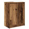 vidaXL Shoe Cabinet Old Wood 57x34x76 cm Engineered Wood