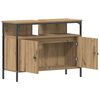 vidaXL Bathroom Sink Cabinet with Storage Artisan oak 80 x 30 x 60 cm