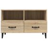 vidaXL TV Cabinet Sonoma Oak 80x36x50 cm Engineered Wood