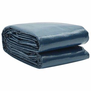 vidaXL Floating PE Solar Pool Film 260x160 cm Black and Blue