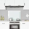 vidaXL Kitchen Backsplash Milk 80 x 60 cm Tempered Glass