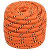 vidaXL Boat Rope Orange 20 mm 100 m Polypropylene