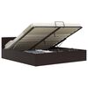vidaXL Hydraulic Storage Bed Frame without Mattress Grey 160x200 cm
