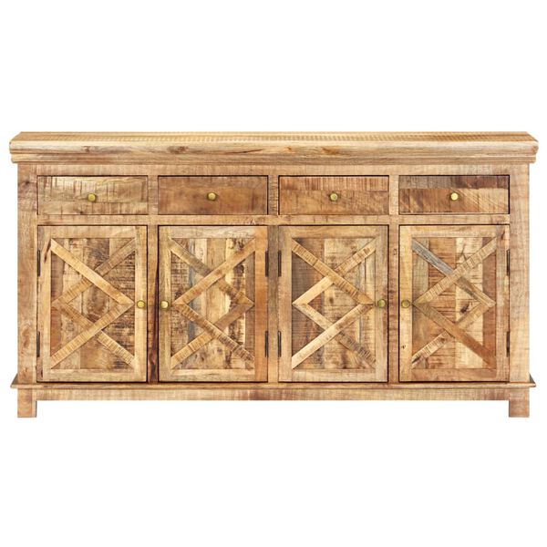 vidaXL Sideboard with 4 Drawers 160x40x85 cm Solid Mango Wood