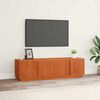 vidaXL TV Cabinet Wax Brown 140 x 40 x 40 cm Solid Pine Wood