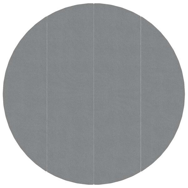 vidaXL Pool Ground Cloth Light Grey &Oslash;428 cm Polyester Geotextile