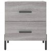 vidaXL Bedside Cabinets 2 pcs Grey Sonoma 40x35x47.5 cm Engineered Wood