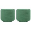 vidaXL Cotton Twine 2 pcs 2 mm 100 m Green 100% Cotton