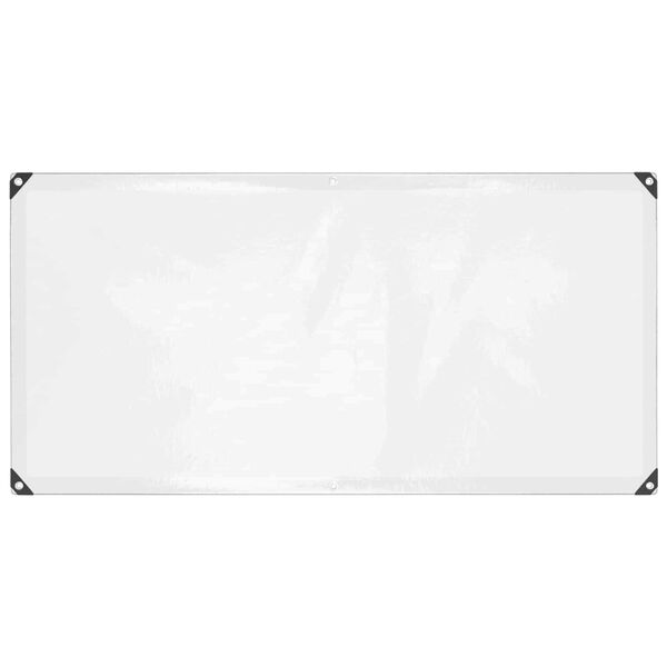 vidaXL Tarpaulin with Eyelets Transparent 1 x 2 m Polyethylene