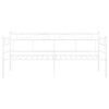 vidaXL Sofa Bed Frame without Mattress White Metal 90x200 cm