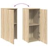 vidaXL Storage Cabinet Sonoma Oak 40x45x103.5 cm Engineered Wood