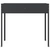 vidaXL Garden Planter Anthracite 100.5x40.5x90 cm Galvanised Steel
