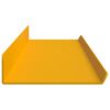 vidaXL Floating Shelf 2 pcs Mustard Yellow 100 x 9 x 2.5 cm Steel