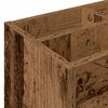 vidaXL Umbrella Stand Old Wood 65 x 24 x 50 cm Engineered Wood
