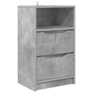 vidaXL Bedside Table Concrete Grey 40 x 30 x 467 cm Engineered Wood